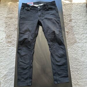Acne Studios Blå Konst Black Denim Jeans